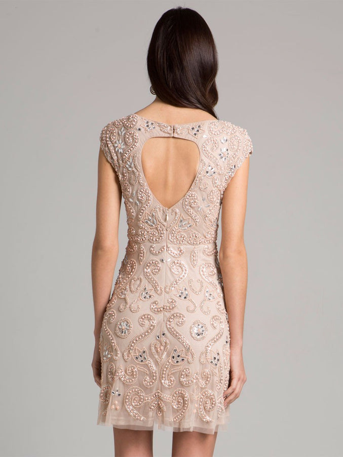 Lara New York 33404 Nude Short Dress