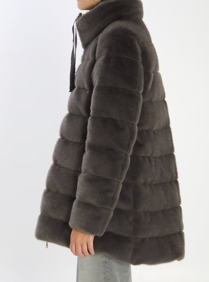 Herno Faux Fur Down Jacket