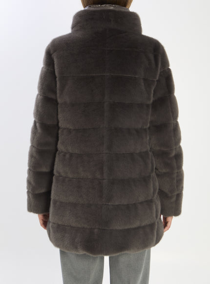 Herno Faux Fur Down Jacket