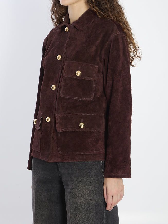Arma Rosia Suede Jacket