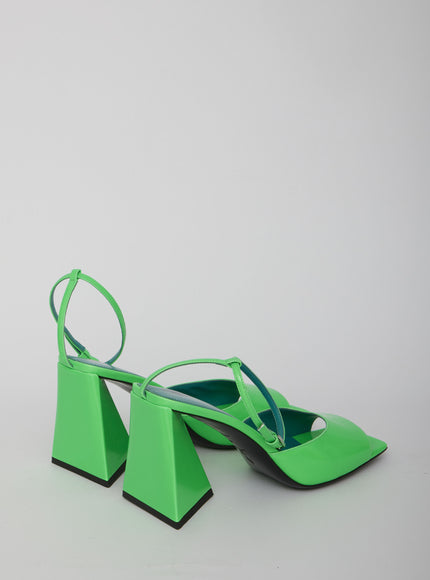 The Attico Green Piper Sandals