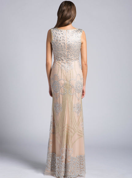 Lara 33622 - Lace Beaded Gown OUTLET