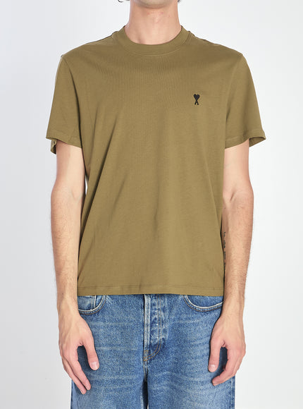 Ami Paris Ami De Coeur T-shirt Green