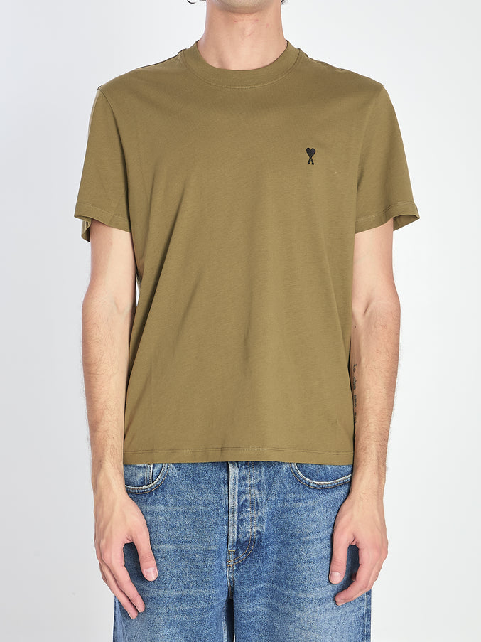 Ami Paris Ami De Coeur T-shirt Green