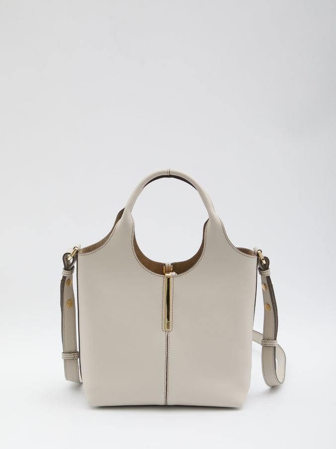 Tod's Mini Bar Tote Bag QT White