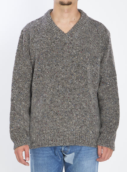 Maison Margiela V-neck Sweater Grey