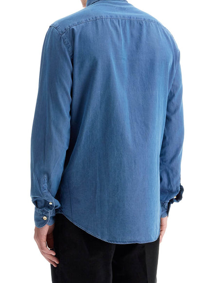 VINCENZO DI RUggIERO denim effect shirt