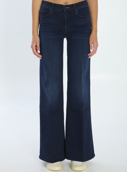 Mother The Twister Sneak Denim Jeans Blue