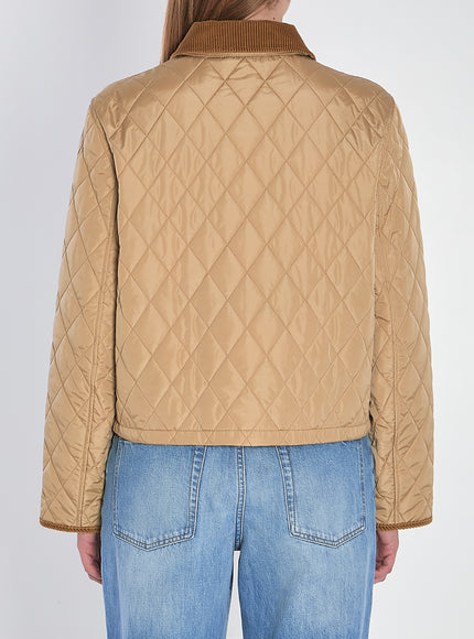 Burberry Cropped Quilted Jacket