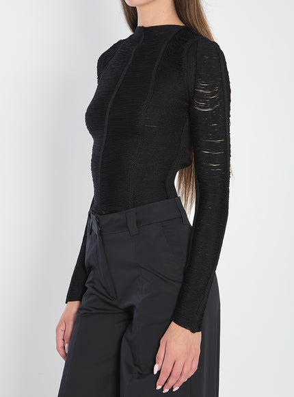 The Attico Black Sweater