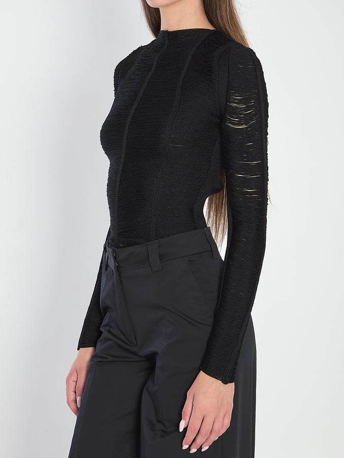 The Attico Black Sweater