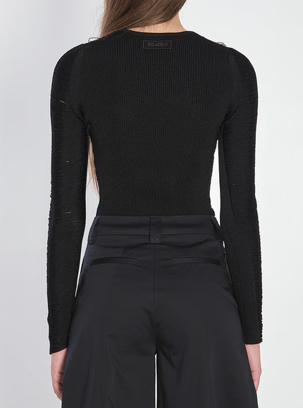 The Attico Black Sweater