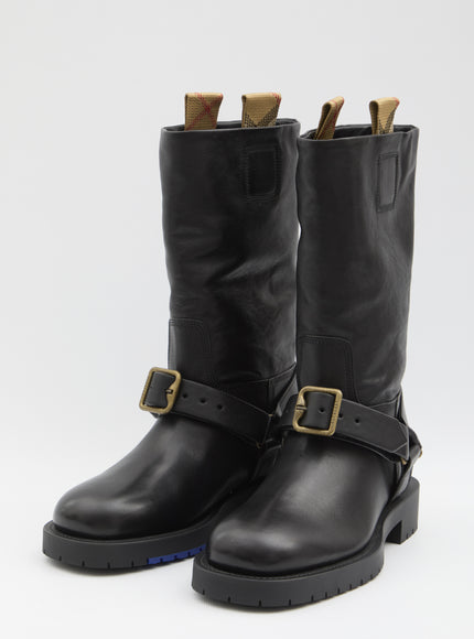 Burberry Saddle Boots