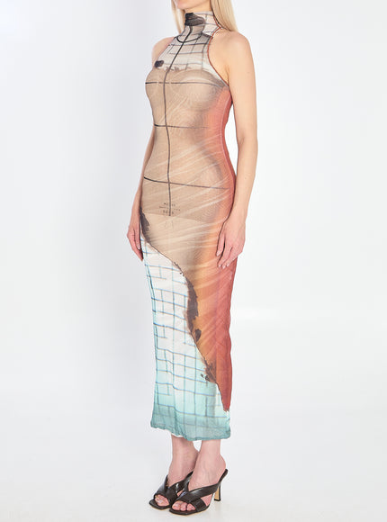 Jean Paul Gaultier Fire Long Dress
