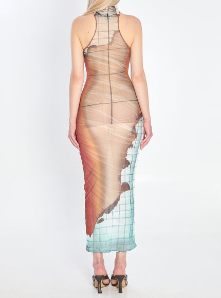 Jean Paul Gaultier Fire Long Dress