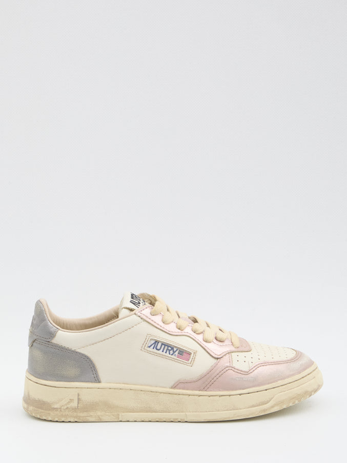 Autry Medalist Low Super Vintage Sneakers White
