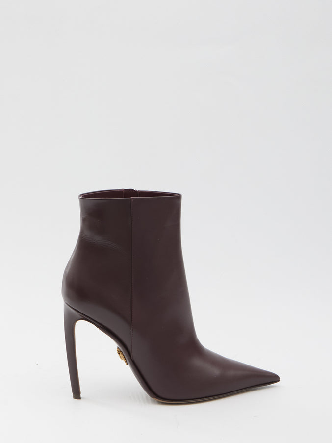 Dolce & Gabbana Desire Ankle Boots Bordeaux