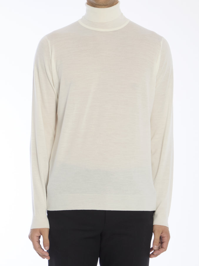 John Smedley Cherwell Pullover White