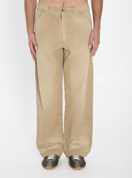 Maison Margiela Beige Cargo Jeans Beige