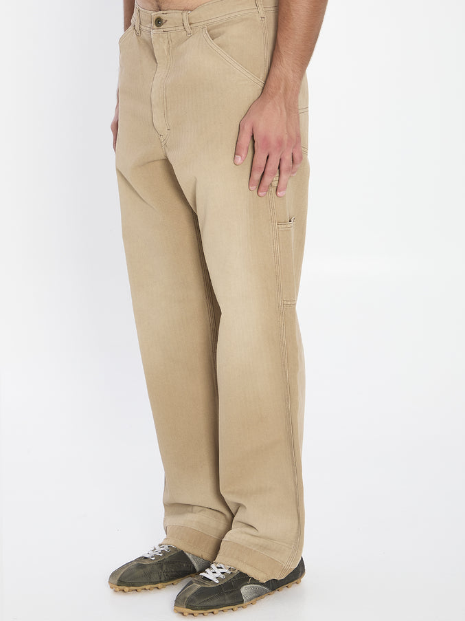 Maison Margiela Beige Cargo Jeans