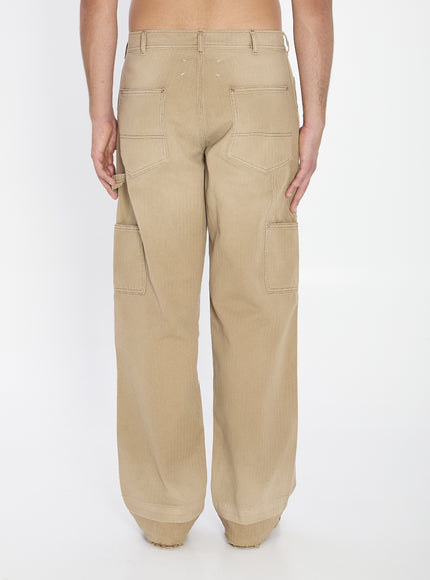 Maison Margiela Beige Cargo Jeans