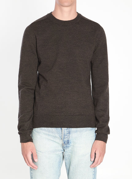 Maison Margiela Sweater In Wool Brown
