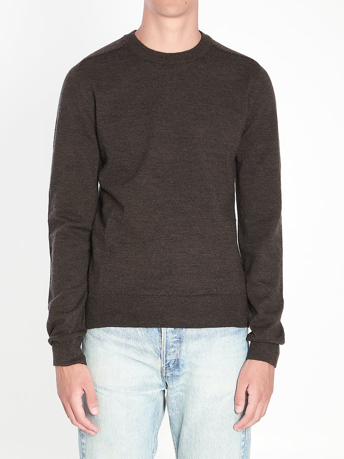 Maison Margiela Sweater In Wool Brown
