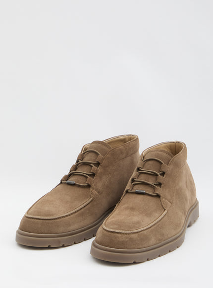Tod's Suede Leather Ankle Boots