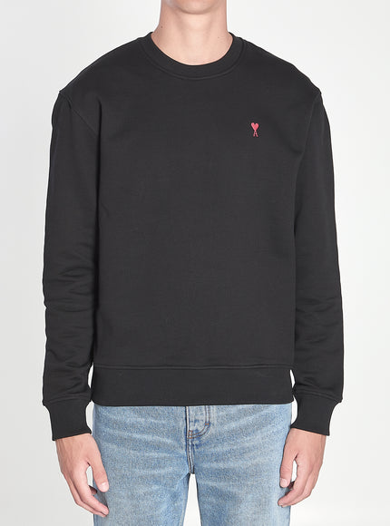 Ami Paris Ami De Coeur Sweatshirt Black