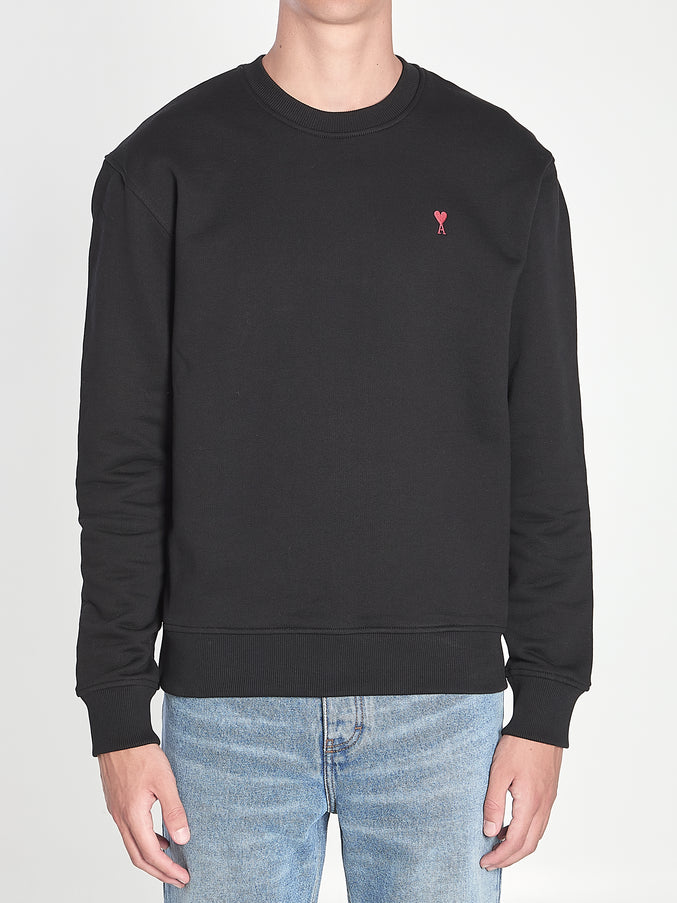 Ami Paris Ami De Coeur Sweatshirt Black