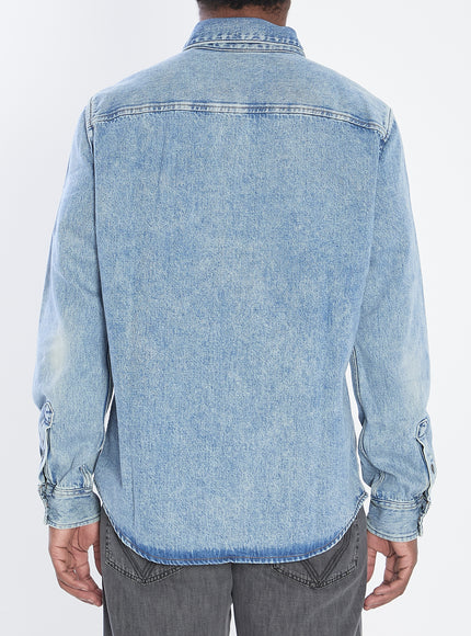Ami Paris Ami De Coeur Denim Shirt