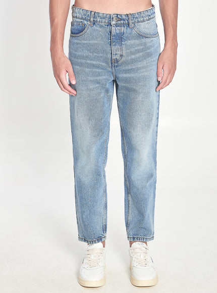 Ami Paris Tapered Fit Jeans Blue
