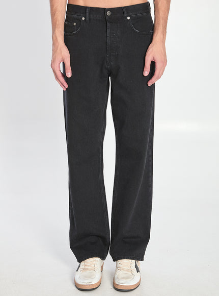 Golden Goose Black Vintage-effect Jeans Black