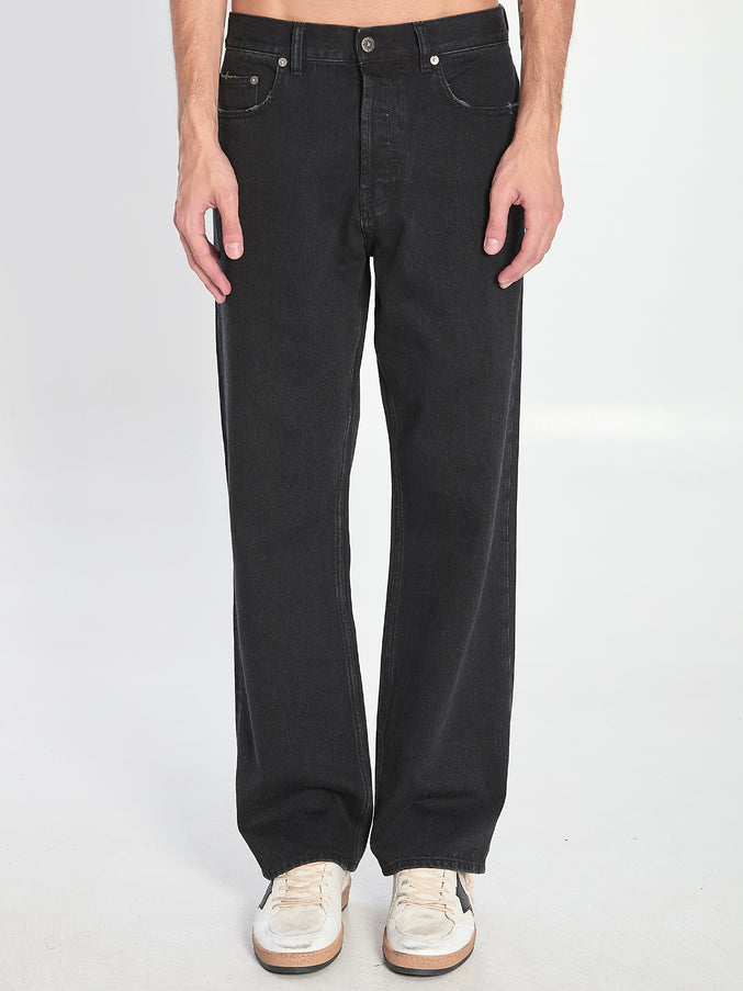 Golden Goose Black Vintage-effect Jeans Black