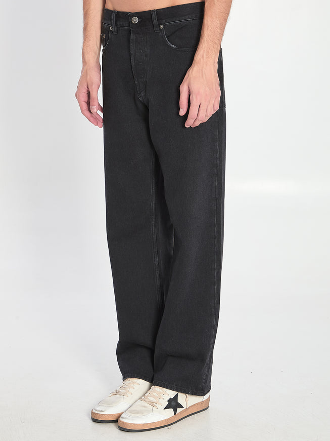 Golden Goose Black Vintage-effect Jeans