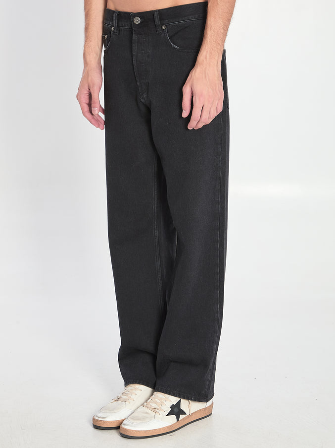Golden Goose Black Vintage-effect Jeans