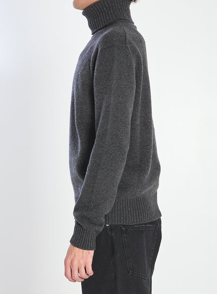 Ami Paris Ami De Coeur Turtleneck Sweater