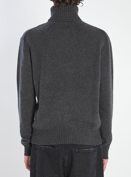 Ami Paris Ami De Coeur Turtleneck Sweater