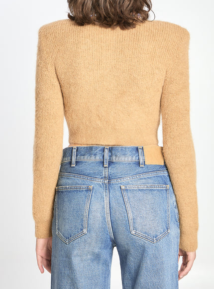 Self Portrait Embellished Trim Cardigan