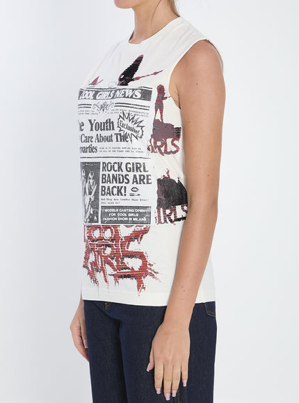 Dolce & Gabbana Printed Jersey Top