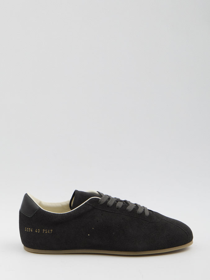 Common Projects Driving Sneakers In Suede Black