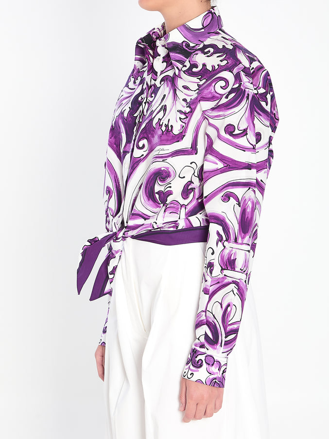 Dolce & Gabbana Maiolica Print Shirt