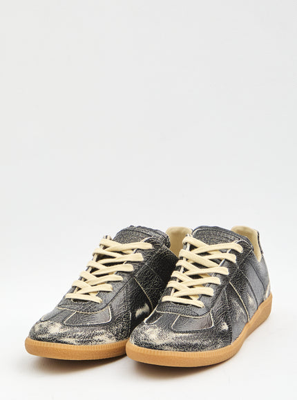 Maison Margiela Replica Sneakers In Black