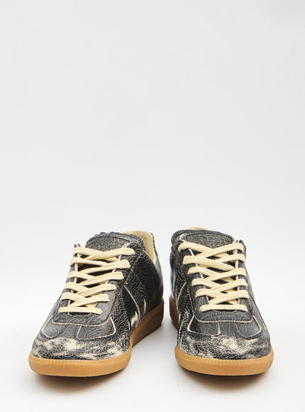 Maison Margiela Replica Sneakers In Black