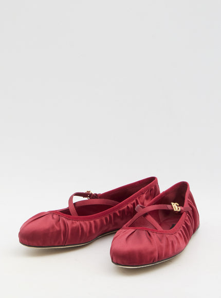 Dolce & Gabbana Satin Ballerinas