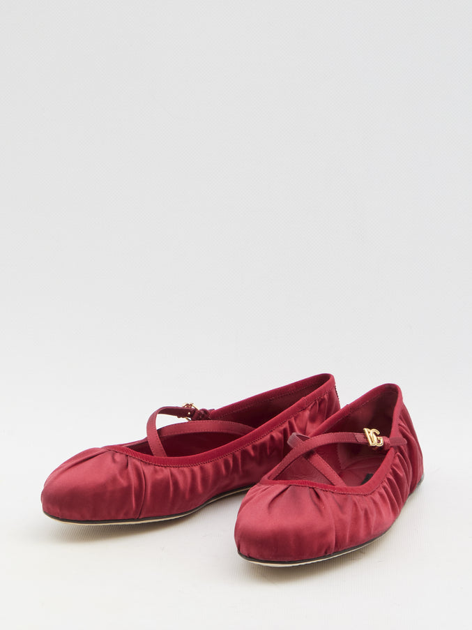 Dolce & Gabbana Satin Ballerinas