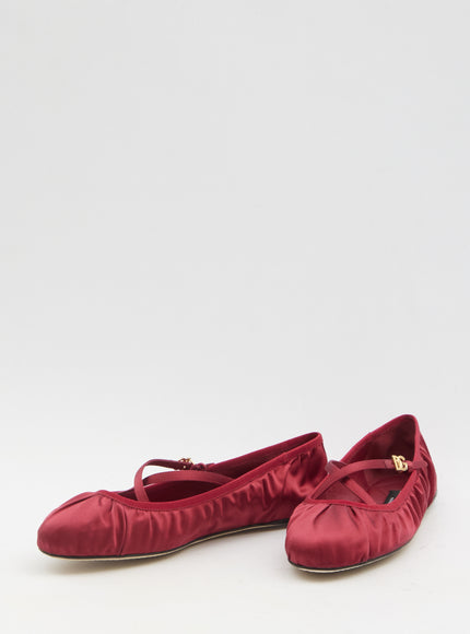 Dolce & Gabbana Satin Ballerinas