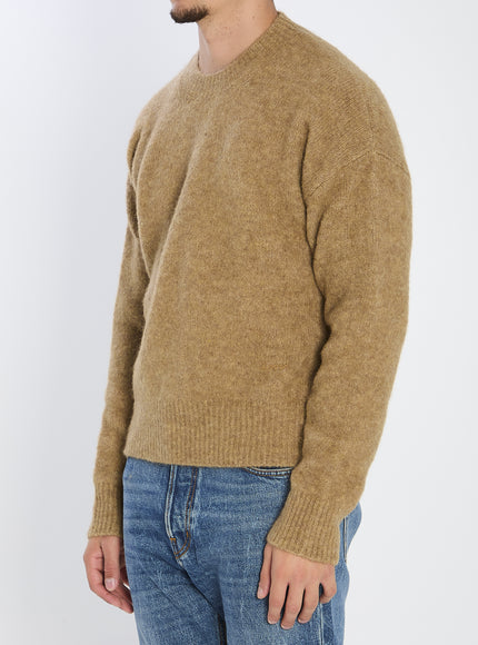 Ami Paris Sweater In Alpaca And Wool