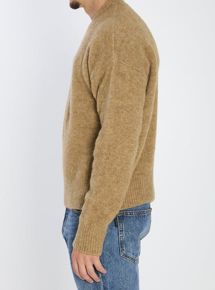 Ami Paris Sweater In Alpaca And Wool