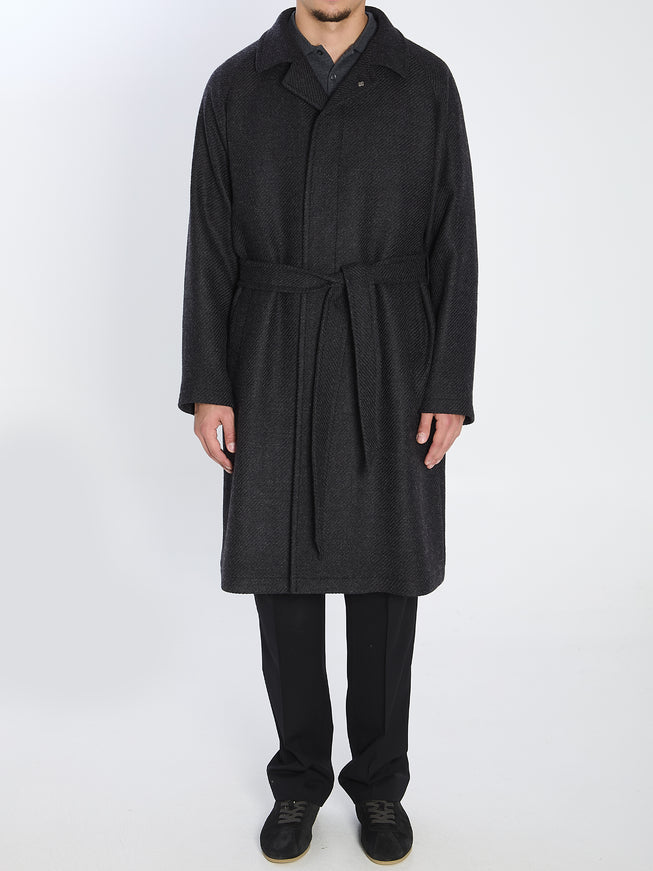 Tagliatore Salomon Midi Coat Grey
